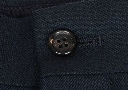 COMME des GARCONS HOMME Poly Rayon Creased Pants Navy Size M
