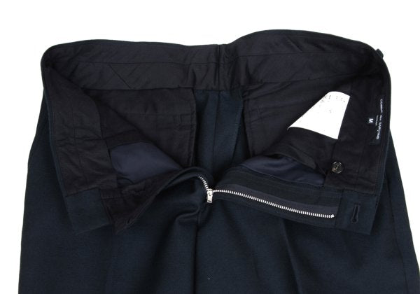 COMME des GARCONS HOMME Poly Rayon Creased Pants Navy Size M