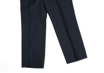 COMME des GARCONS HOMME Poly Rayon Creased Pants Navy Size M