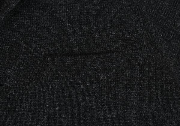 Y's for men Wool Knit Jacket Charcoal Size 3