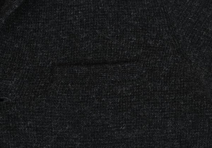 Y's for men Wool Knit Jacket Charcoal Size 3
