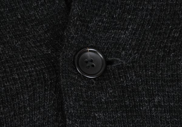 Y's for men Wool Knit Jacket Charcoal Size 3