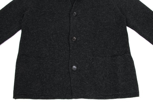 Y's for men Wool Knit Jacket Charcoal Size 3