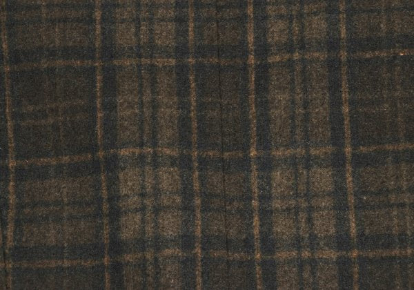 TROVE RUUTUKA Wool Blend Check Long Peacoat Multi Coat Size 2