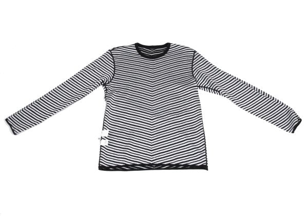 ARMANI COLLEZIONI Cotton Rayon Bias Knit Black Size 50