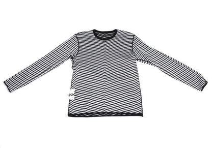 ARMANI COLLEZIONI Cotton Rayon Bias Knit Black Size 50