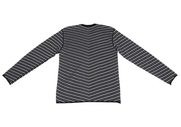 ARMANI COLLEZIONI Cotton Rayon Bias Knit Black Size 50