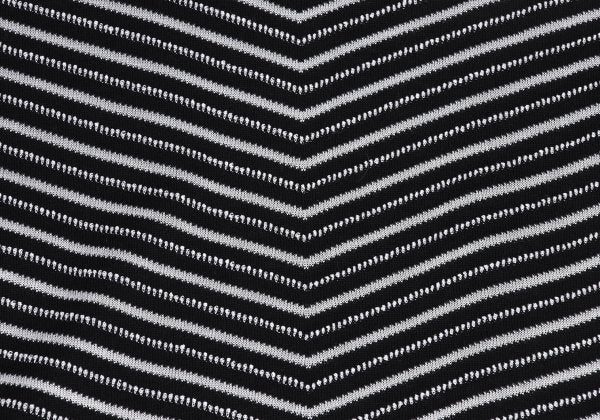 ARMANI COLLEZIONI Cotton Rayon Bias Knit Black Size 50