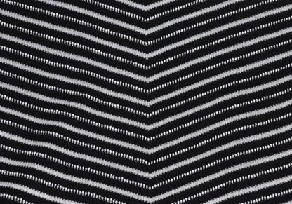 ARMANI COLLEZIONI Cotton Rayon Bias Knit Black Size 50