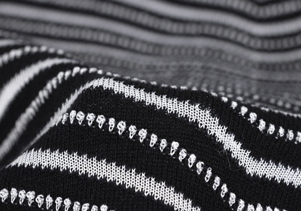ARMANI COLLEZIONI Cotton Rayon Bias Knit Black Size 50
