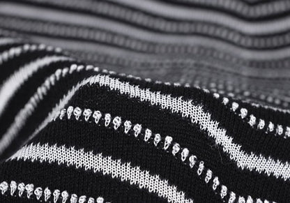 ARMANI COLLEZIONI Cotton Rayon Bias Knit Black Size 50