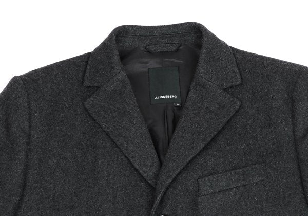 J.LINDEBERG Wool-Nylon Chester Coat Gray Size 50