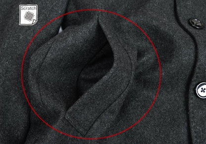 J.LINDEBERG Wool-Nylon Chester Coat Gray Size 50