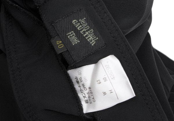 Jean Paul GAULTIER FEMME Nylon Stretch Pants Size 40