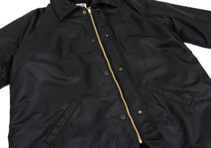 JPG by GAULTIER Superman Print Boa Lined Coat Black Size 48