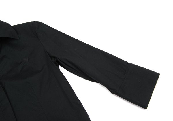 BURBERRY LONDON Cotton Stretch Shirt Black Size 38