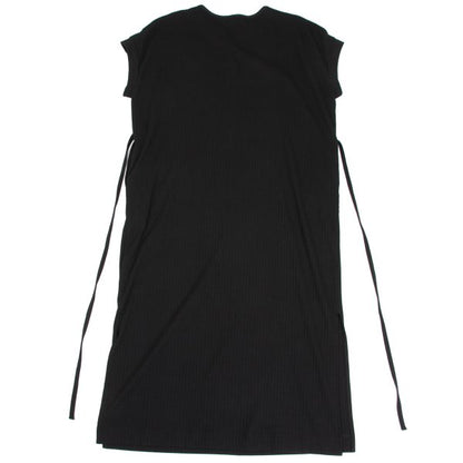 Johnbull Cotton Rib Skipper Midi Dress Black Size F