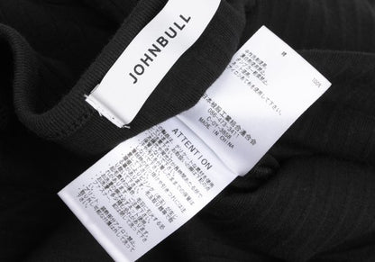 Johnbull Cotton Rib Skipper Midi Dress Black Size F