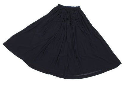 COMME des GARCONS Poly Gathered Sheer Skirt Navy Size M