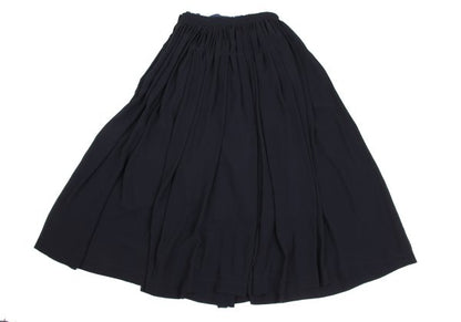 COMME des GARCONS Poly Gathered Sheer Skirt Navy Size M