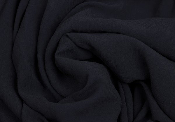 COMME des GARCONS Poly Gathered Sheer Skirt Navy Size M