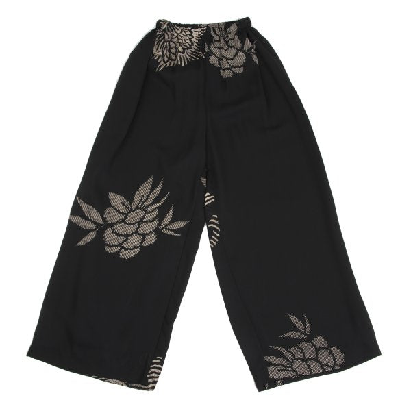 COMME des GARCONS Flower Print Sheer Pants Black Size S