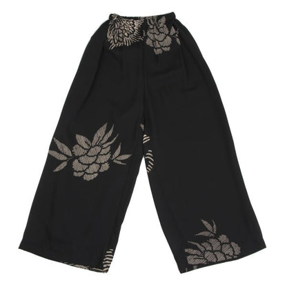 COMME des GARCONS Flower Print Sheer Pants Black Size S