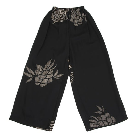 COMME des GARCONS Flower Print Sheer Pants Black Size S