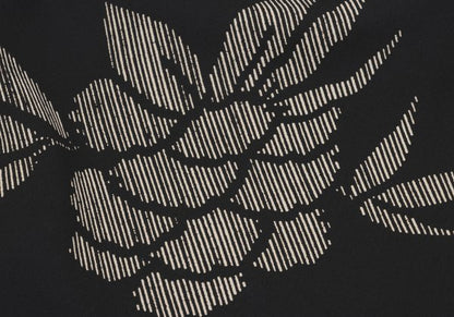 COMME des GARCONS Flower Print Sheer Pants Black Size S
