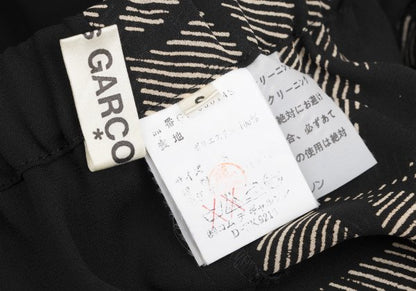 COMME des GARCONS Flower Print Sheer Pants Black Size S