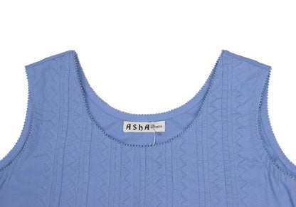 Issey Miyake ASHA BY MDS Zigzag Design Sleeveless Size M