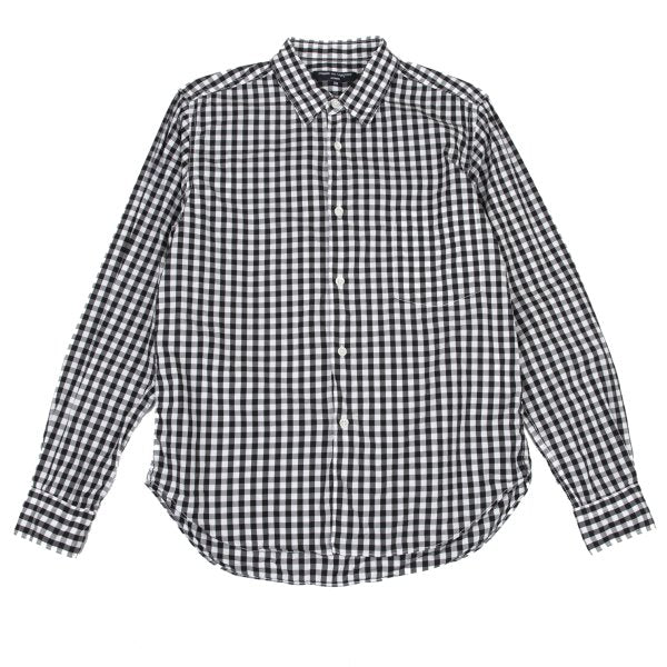 COMME des GARCONS HOMME Black White Cotton Shirt Size XS