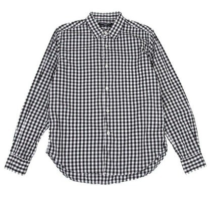 COMME des GARCONS HOMME Black White Cotton Shirt Size XS