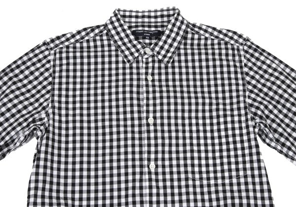 COMME des GARCONS HOMME Black White Cotton Shirt Size XS