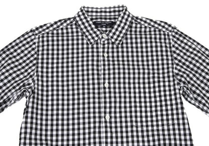 COMME des GARCONS HOMME Black White Cotton Shirt Size XS