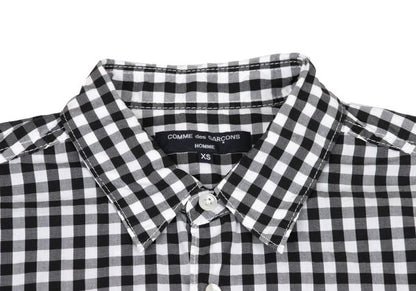 COMME des GARCONS HOMME Black White Cotton Shirt Size XS