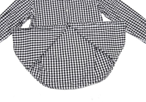 COMME des GARCONS HOMME Black White Cotton Shirt Size XS