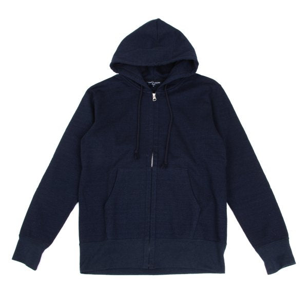 COMME des GARCONS HOMME Cotton Zip Hoodie Navy Size S