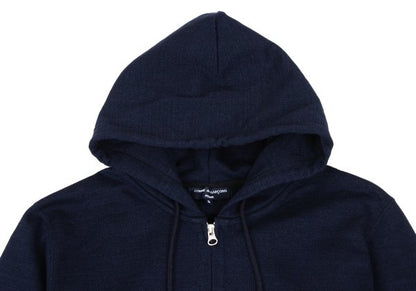 COMME des GARCONS HOMME Cotton Zip Hoodie Navy Size S