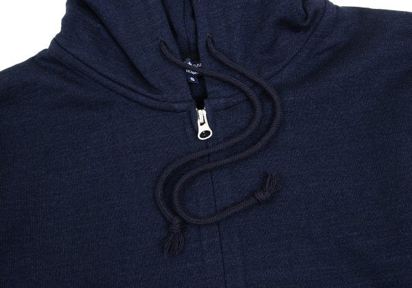 COMME des GARCONS HOMME Cotton Zip Hoodie Navy Size S