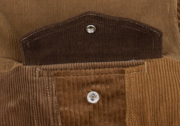 COMME des GARCONS HOMME Boa Lined Multi Jacket Brown Size S