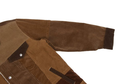 COMME des GARCONS HOMME Boa Lined Multi Jacket Brown Size S