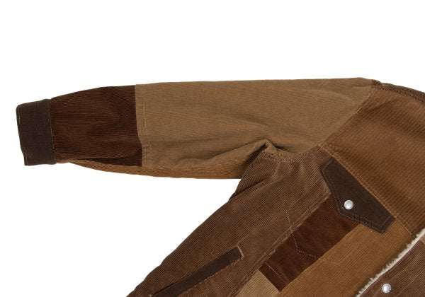 COMME des GARCONS HOMME Boa Lined Multi Jacket Brown Size S