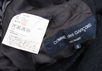 COMME des GARCONS HOMME Felted Wool Jacket Charcoal Size S