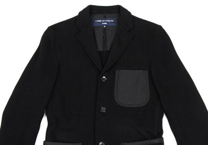 COMME des GARCONS HOMME Cotton Patch Jacket Black Size XS