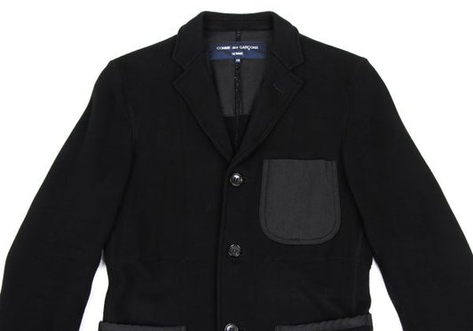 COMME des GARCONS HOMME Cotton Patch Jacket Black Size XS