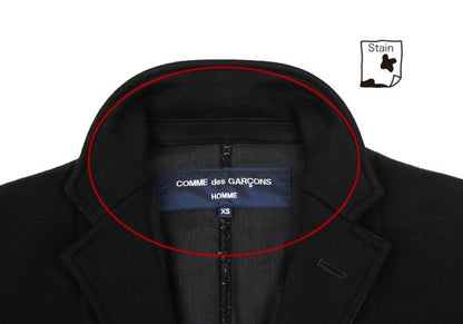 COMME des GARCONS HOMME Cotton Patch Jacket Black Size XS