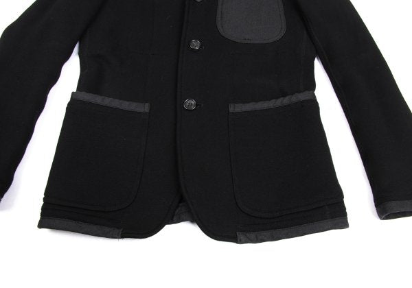 COMME des GARCONS HOMME Cotton Patch Jacket Black Size XS