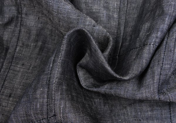 COMME des GARCONS HOMME Linen Paisley Jacket Gray Size XS