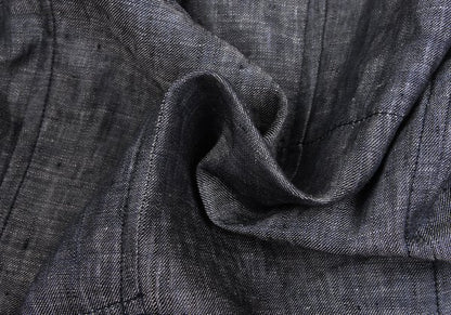 COMME des GARCONS HOMME Linen Paisley Jacket Gray Size XS